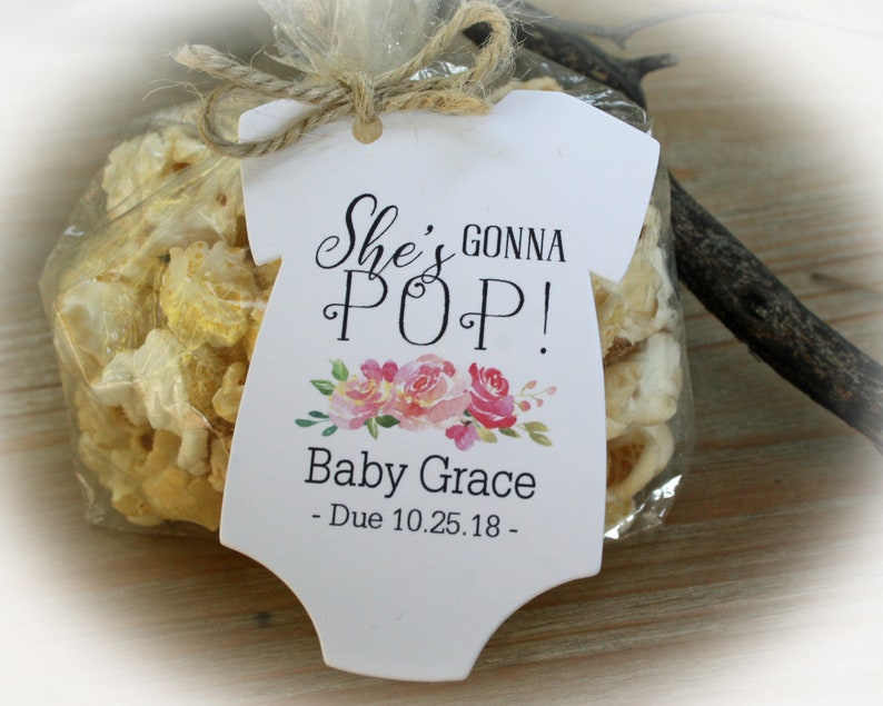 She S Gonna Pop Baby Shower Favor Boho Baby Shower Favor Etsy