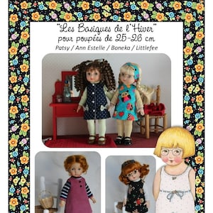 Sewing pattern for dolls 25-30 cm (10&#39;) Ann-Estelle, Boneka, littlefee; Winter basics