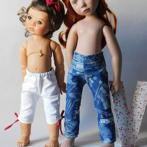 Sewing pattern C; PANTS and SHORTS - 45-55 cm dolls - Zwergnäse - Kidz &#39;n&#39; cats - Götz - Maru and Friends Meadowdoll 18&quot; - Finouche