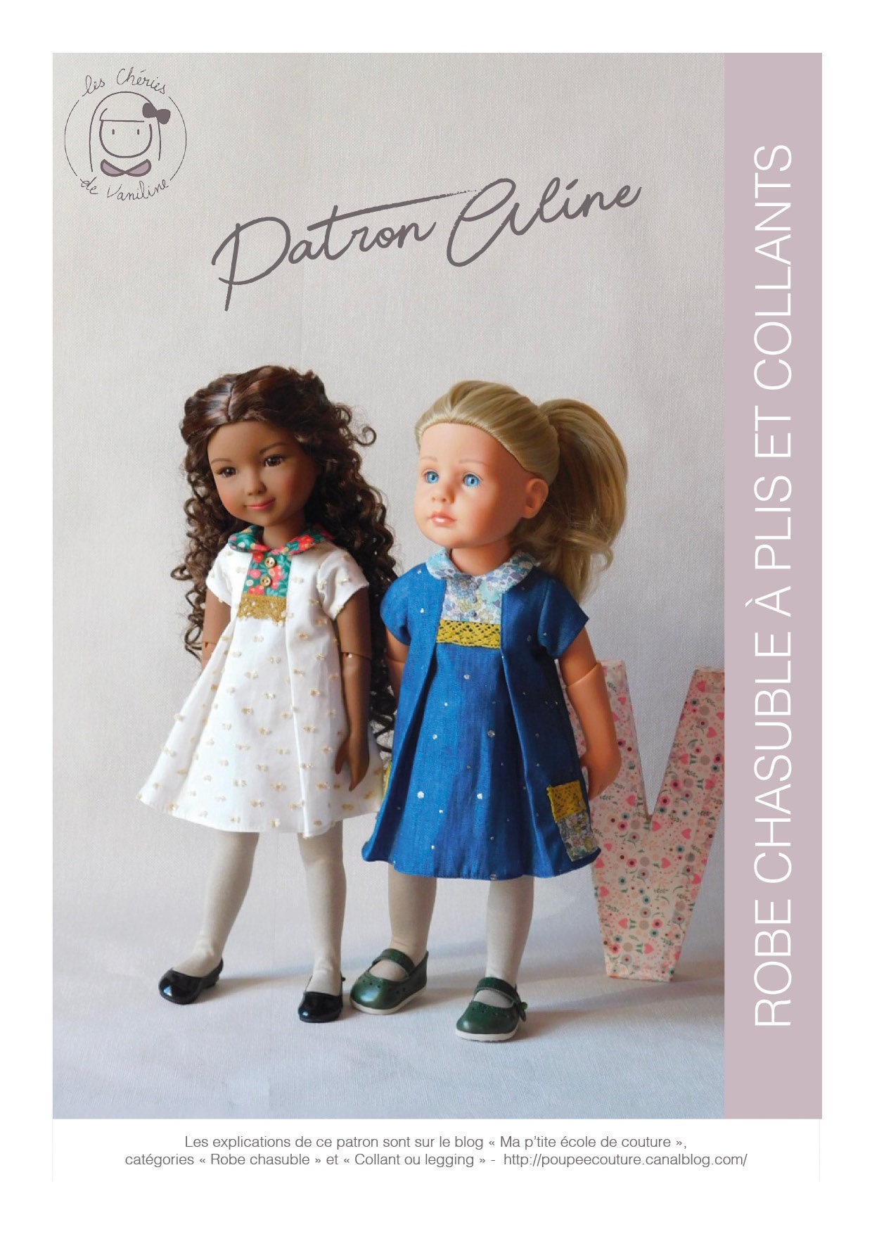 Patron De Couture Robe En Jean Pour Fille Et Poupée - Tailles 2 à 10 Ans - Mode Et Travaux