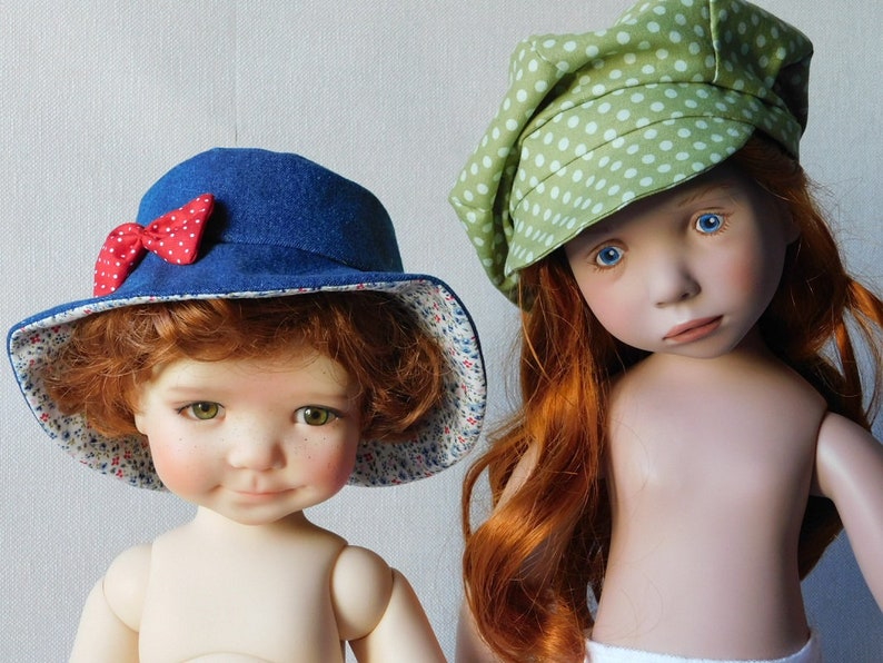 Sewing pattern D HAT and CAP dolls 45-55 cm Zwergnäse Kidz 'n' cats Götz Maru and Friends Meadowdoll 18 Finouche image 4