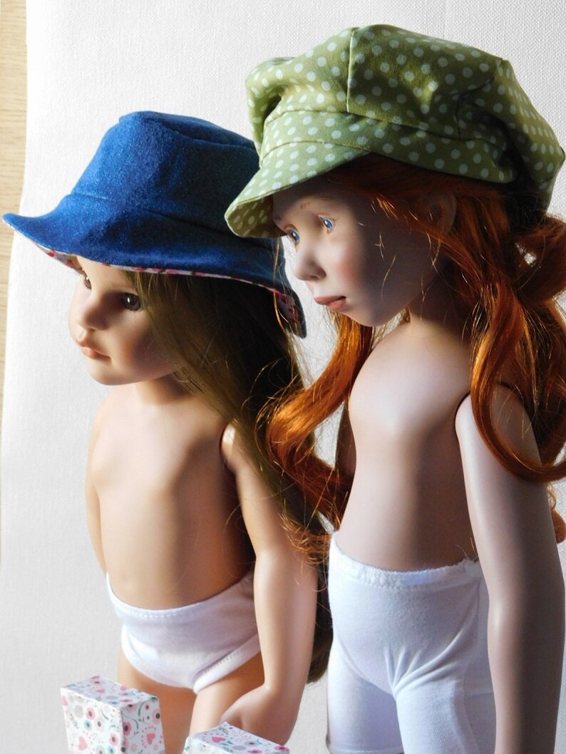 Sewing pattern D HAT and CAP dolls 45-55 cm Zwergnäse Kidz 'n' cats Götz Maru and Friends Meadowdoll 18 Finouche image 3