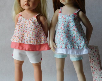 Sewing pattern M; TUNIC and SHORTS - dolls 45-55 cm- Zwergnäse- Kidz 'n' cats- Götz -Maru and Friends Meadowdoll 18"- Finouche