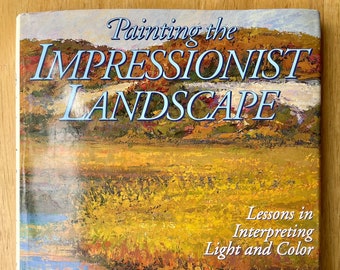 Painting lesson book impressionist landscape by Lois Griffel