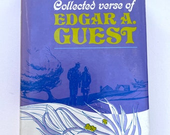 Old Poetry book by Edgar A Guest 1977 hardcover edition good condition, collected verse