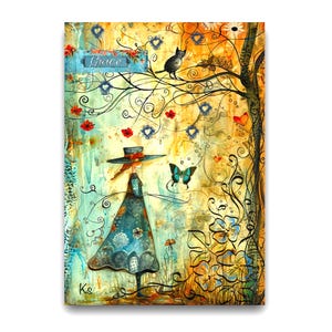 Dollhouse miniature art print artist trading card ACEO wall decor 2.5x3.5