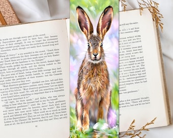 Rabbit Bookmark: 6x2 Laminated Easter Basket Stuffer