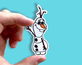Olaf "Frozen" Sticker: Disney Vinyl Decals | 1.42" x 3"
