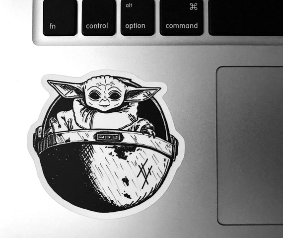 Star Wars The Mandalorian – The Child (Baby Yoda) Abziehbilder Set – 4 Blatt Aufkleber, Offiziell Lizenziert