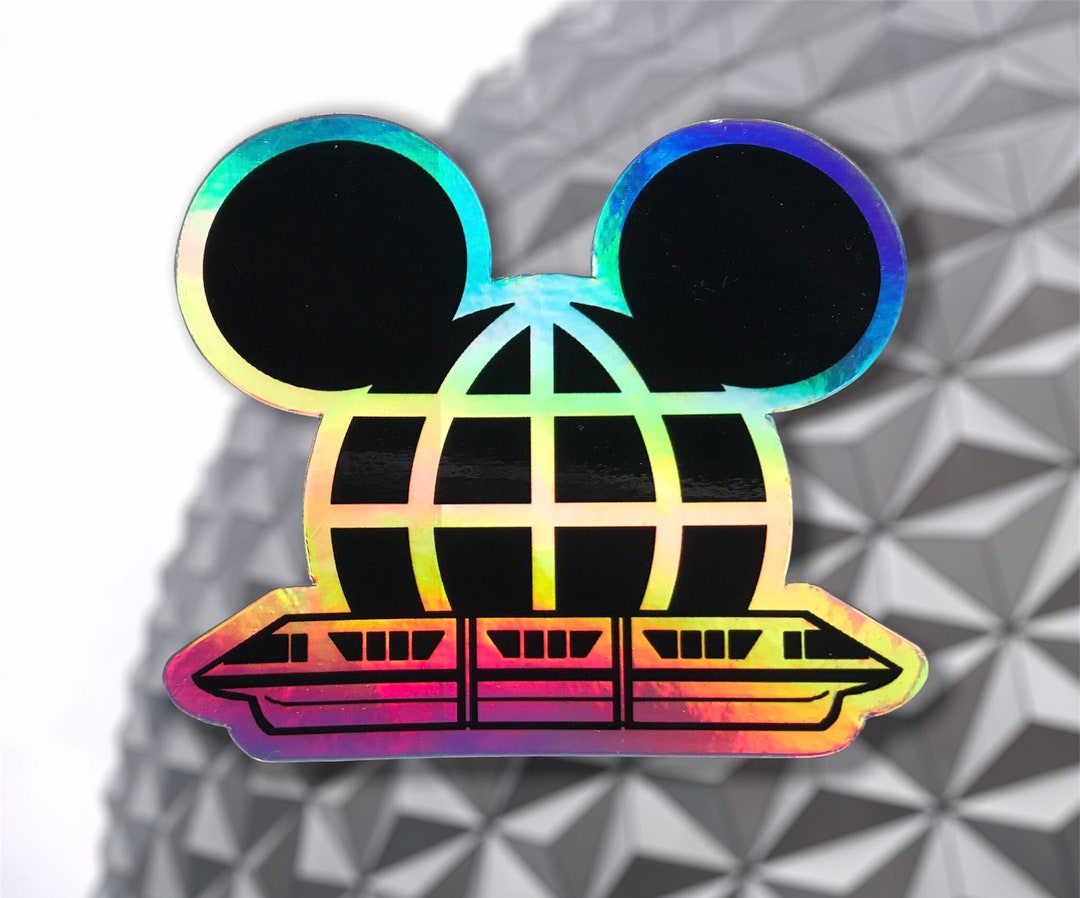EPCOT Disney World Sticker: Holographic Vinyl Decals | 3