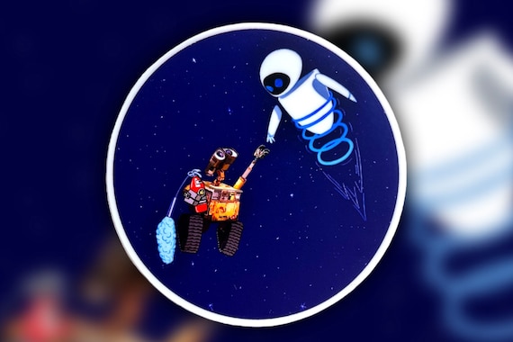 Wall-e + Eve Sticker: Disney Pixar Vinyl Decals | 3