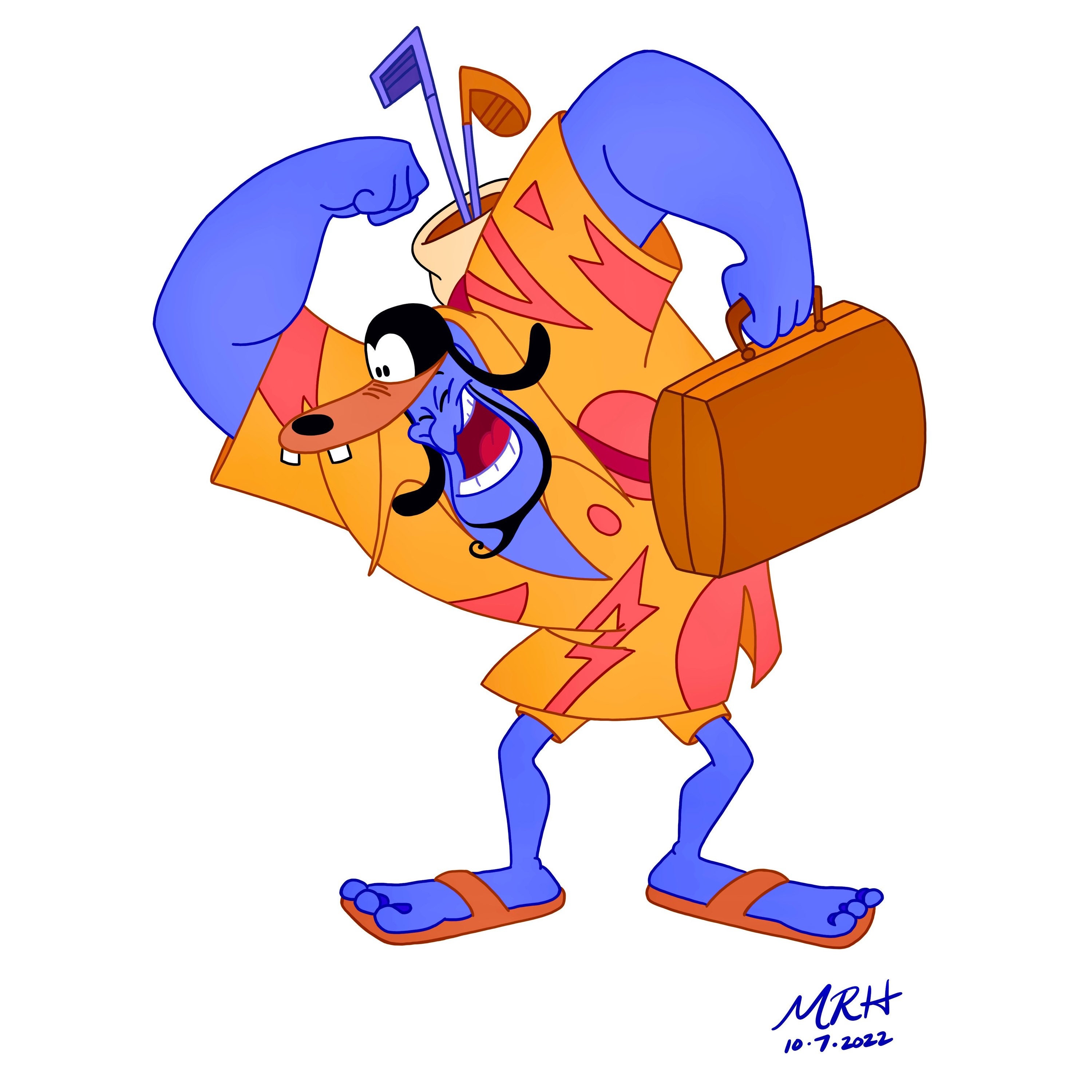 Genie - Aladdin Sticker for Sale by FunkeyMonkey9