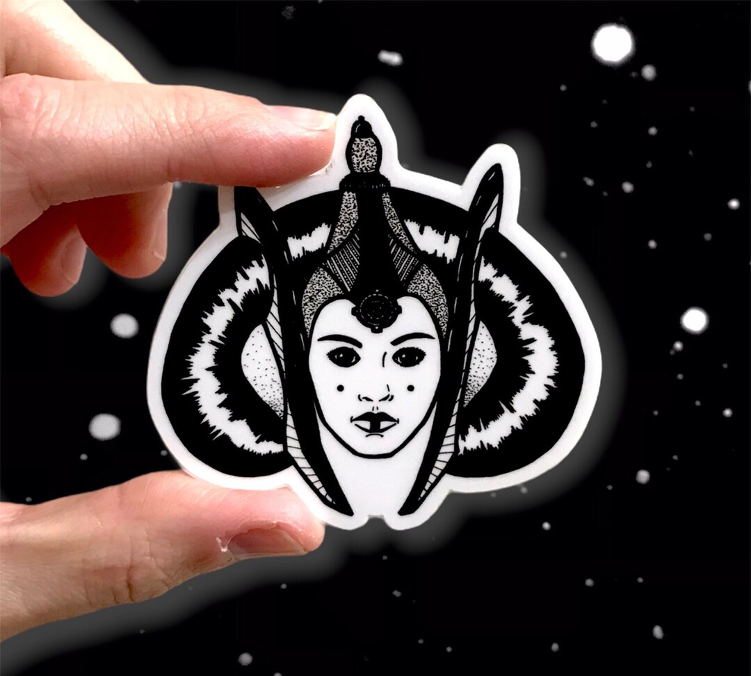 Padme Amidala Sticker queen of Naboo Star Wars Waterproof Vinyl Decal for Car, Laptop, Water