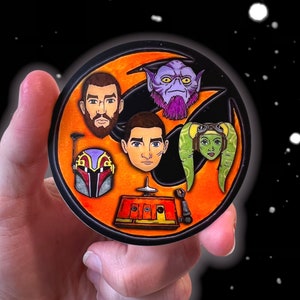 Star Wars Rebels Sticker | “The Ghost Crew” Waterproof Vinyl Decal for Car, Laptop, Water Bottle, Yeti, Journal, Notebook, Planner | 3&quot; x 3&quot;