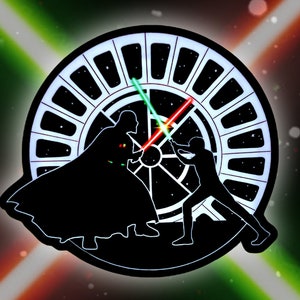 Darth Vader vs. Luke Skywalker Sticker: "Return of the Jedi" Star Wars Vinyl Decals | 3" x 2.73"