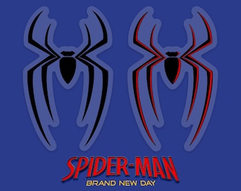 Spider-Man Stickers: "Brand New Day" Marvel MCU Vinyl Decals | 1.87" x 3" | 2 VERSIONS