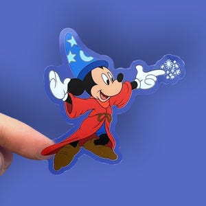 Magic Mops Mickey Mouse Sorcerer Window Decal – Disney Car Sticker