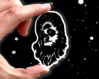 Chewbacca Sticker | "Let the Wookiee Win" Star Wars Waterproof Vinyl Decal for Car, Laptop, Water Bottle, Yeti, Journal, Notebook, Planner