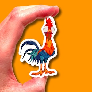 Hei Hei from Moana Sticker | Moana Disney Waterproof Vinyl Decal for Car, Laptop, Water Bottle, Journal, Yeti, Planner, Journal | 1.89" x 3"