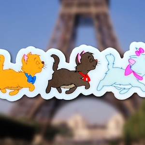 The Aristocats Sticker everybody Wants to Be A Cat Marie, Toulouse ...