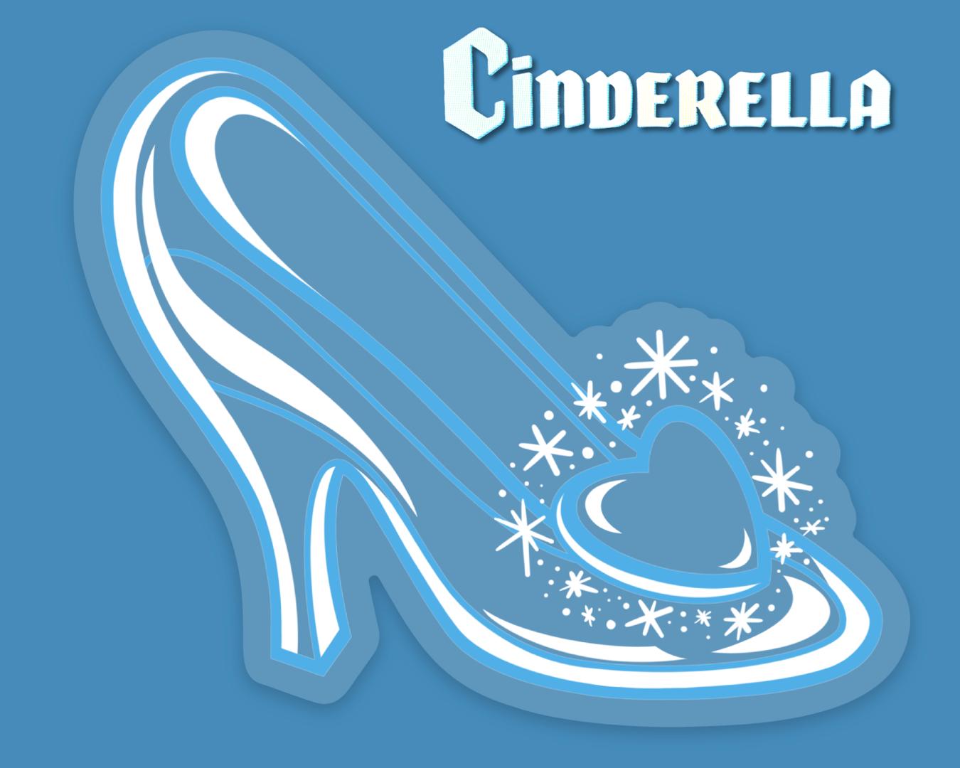 Cinderella Glass Slipper Sticker: Disney Vinyl Decals | 3