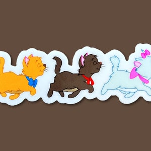 The Aristocats Sticker everybody Wants to Be A Cat Marie, Toulouse ...