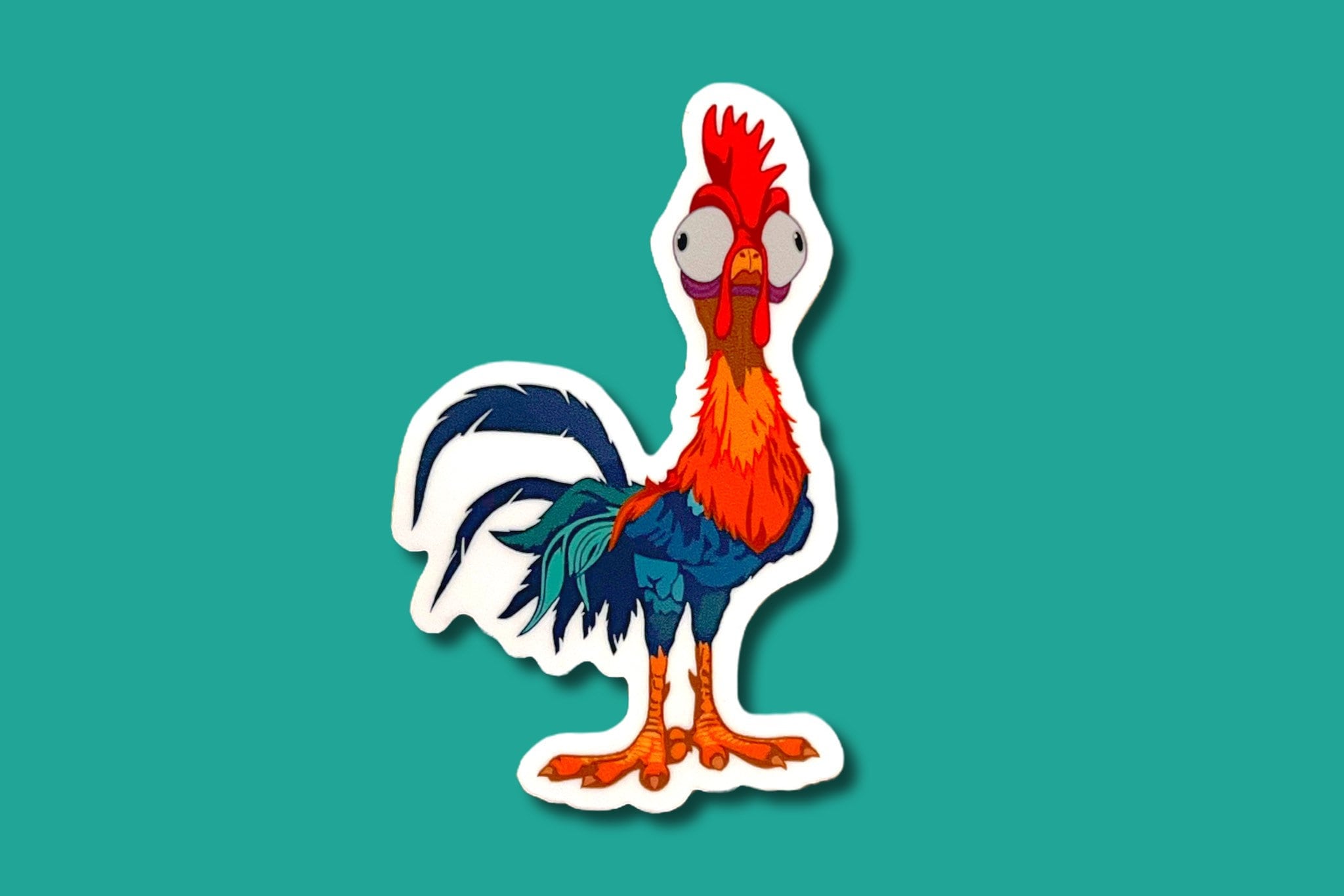 Moana Heihei Vinyl Decal – For Truck, Car, Window, Wall – Graphic Theme, USA Made