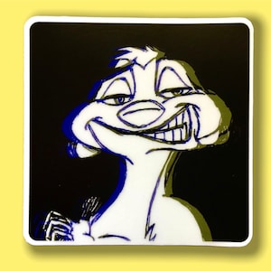 Timon The Lion King Sticker | &quot;Hakuna Matata&quot; Disney Waterproof Vinyl Decal for Car, Laptop, Water Bottle, Yeti, Journal, Planner | 3&quot; x 3&quot;