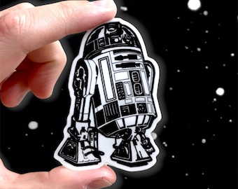 R2-D2 Sticker: Star Wars Droid Vinyl Decals | 2.16" x 3"