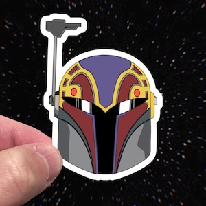 Sabine Wren Sticker: “Spectre 5” Star Wars Rebels Mandalorian Vinyl Decals | 2.21" x 3"