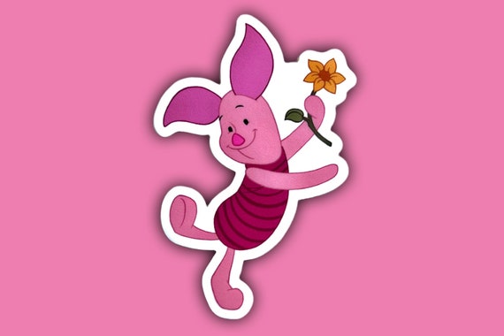 Piglet Sticker oh D d dear Disney Winnie the Pooh Waterproof Vinyl