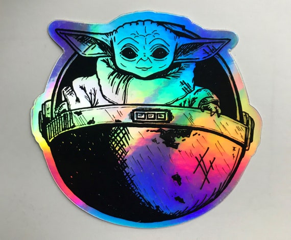 Star Wars - The Mandalorian - The Child Squishmies Stickers 