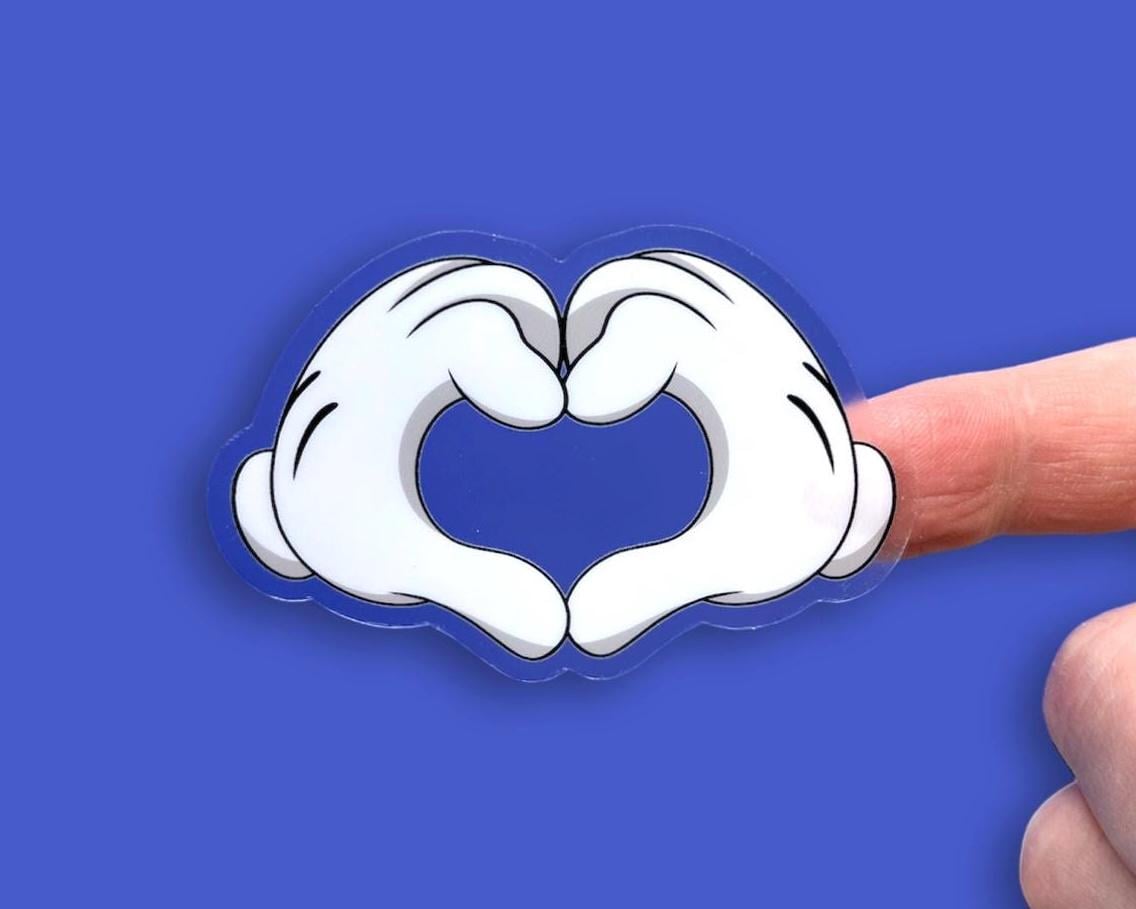 Sticker Mickey Hands Heart Disney X87294 – Déco Sticker Store