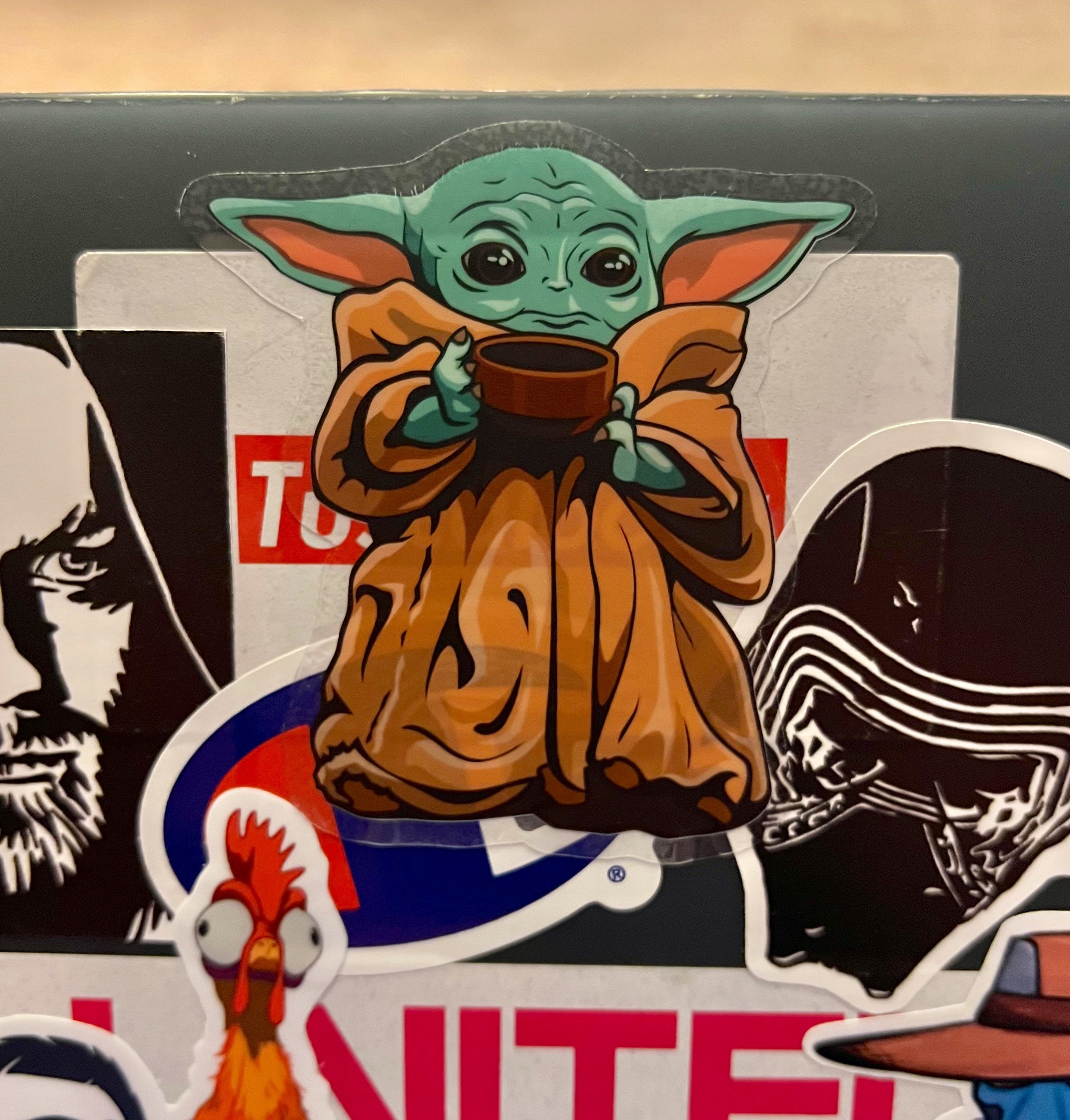 Grogu (baby Yoda) Sticker: 