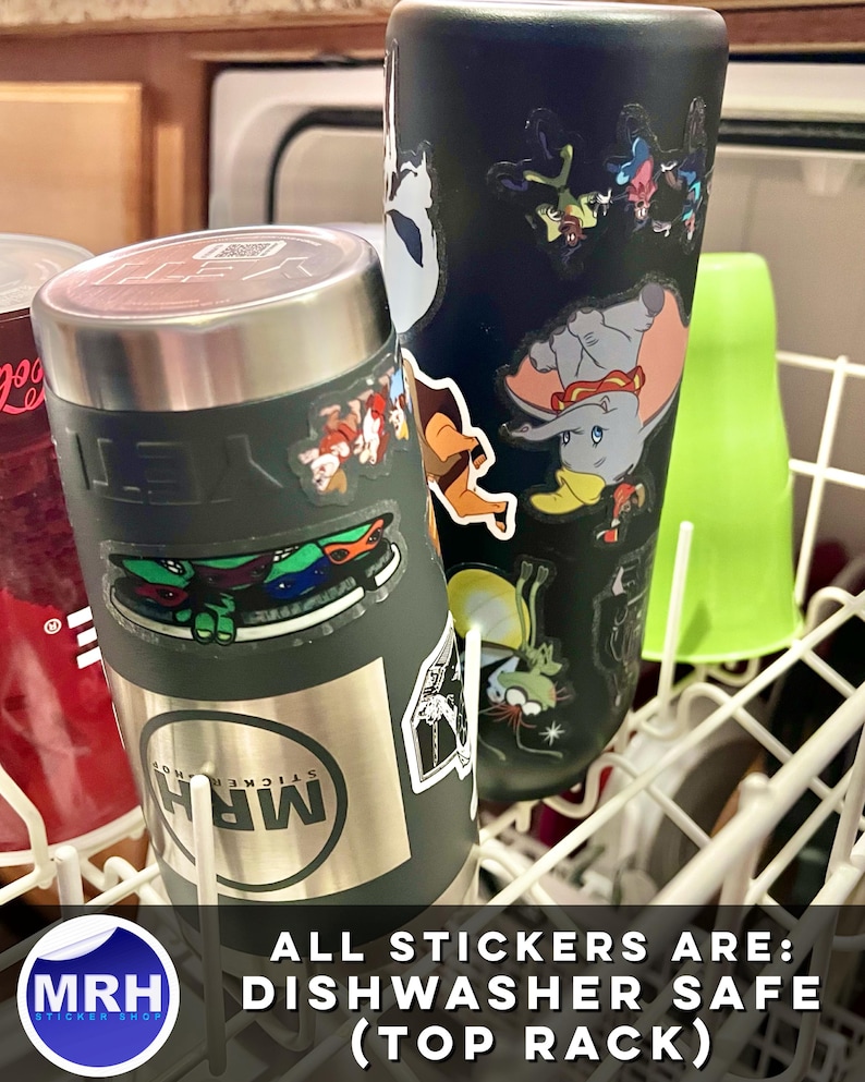 The Rescuers Disney Sticker: Bernard, Miss Bianca + Evinrude Clear Vinyl Decals | 3" x 2.44" image 9