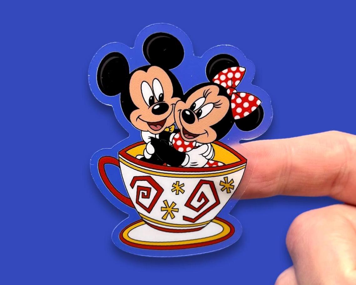 Mickey and Minnie Mouse Sticker: 