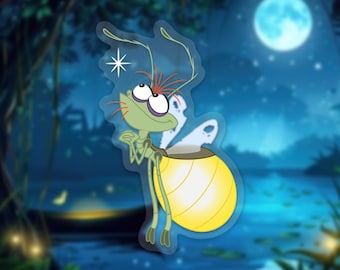 Princess and the Frog Sticker: Ray "Ma Belle Evangeline" Disney Clear Vinyl Decals | 1.89" x 3"