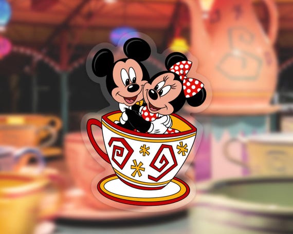 Mickey and Minnie Mouse Sticker: 