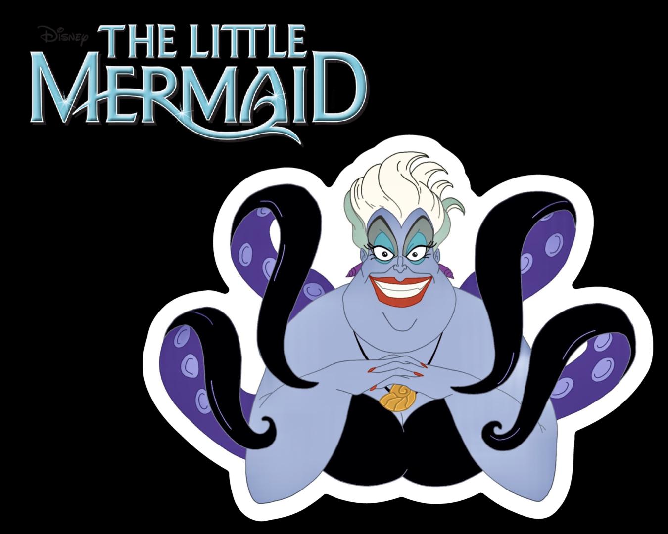 Ursula Sticker: The Little Mermaid Disney Villain Vinyl Decals | 3