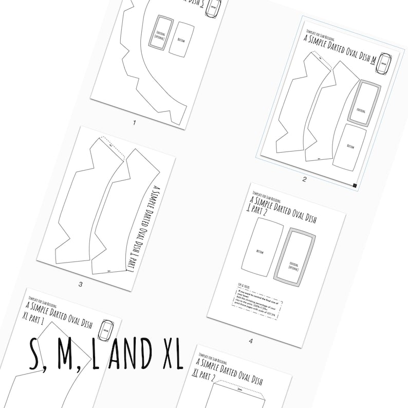 Butter dish template pattern for slab building a simple darted image 4