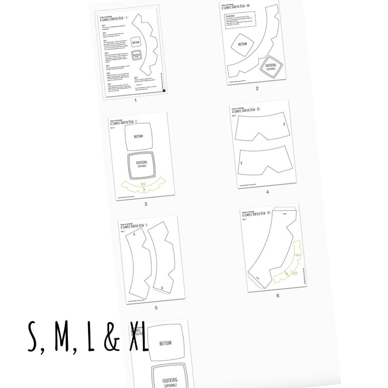 2d print template for slab building a simple darted serving image 5