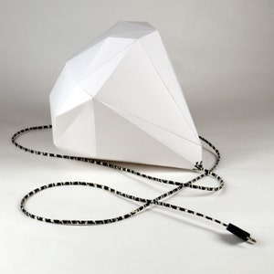 Guto - Pantalla de lámpara DIY geométrica 40 cm DESCARGA DIRECTA kit papercraft