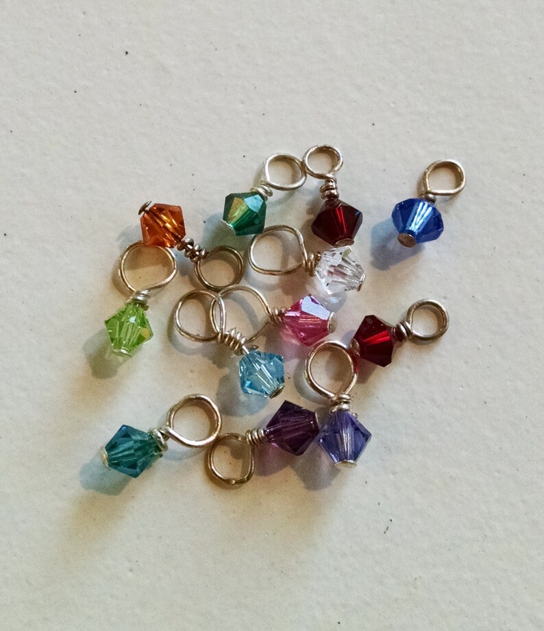 swarovski crystal birthstone rings