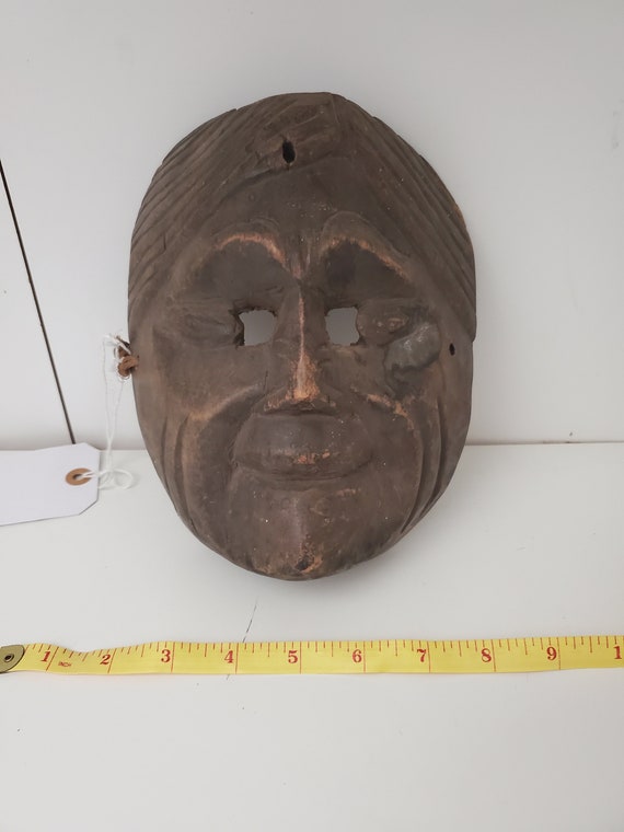 Wooden Mask Etsy