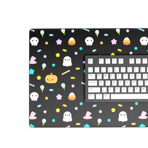 Halloween Candy Dark Mode Collection Kawaii Desk Mat