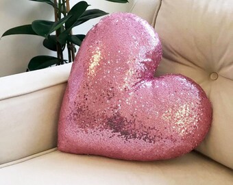 glitter throw pillows
