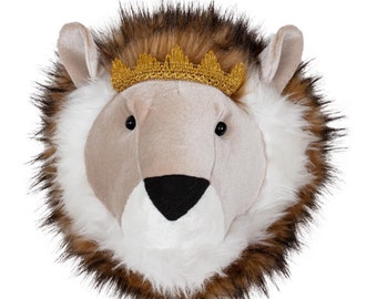 plush lion head