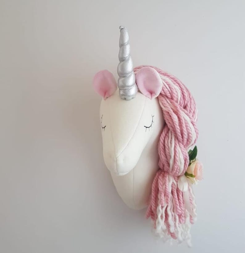 Unicorn Wall Mounted Unicorn Wall Decor Nursery Room Etsy