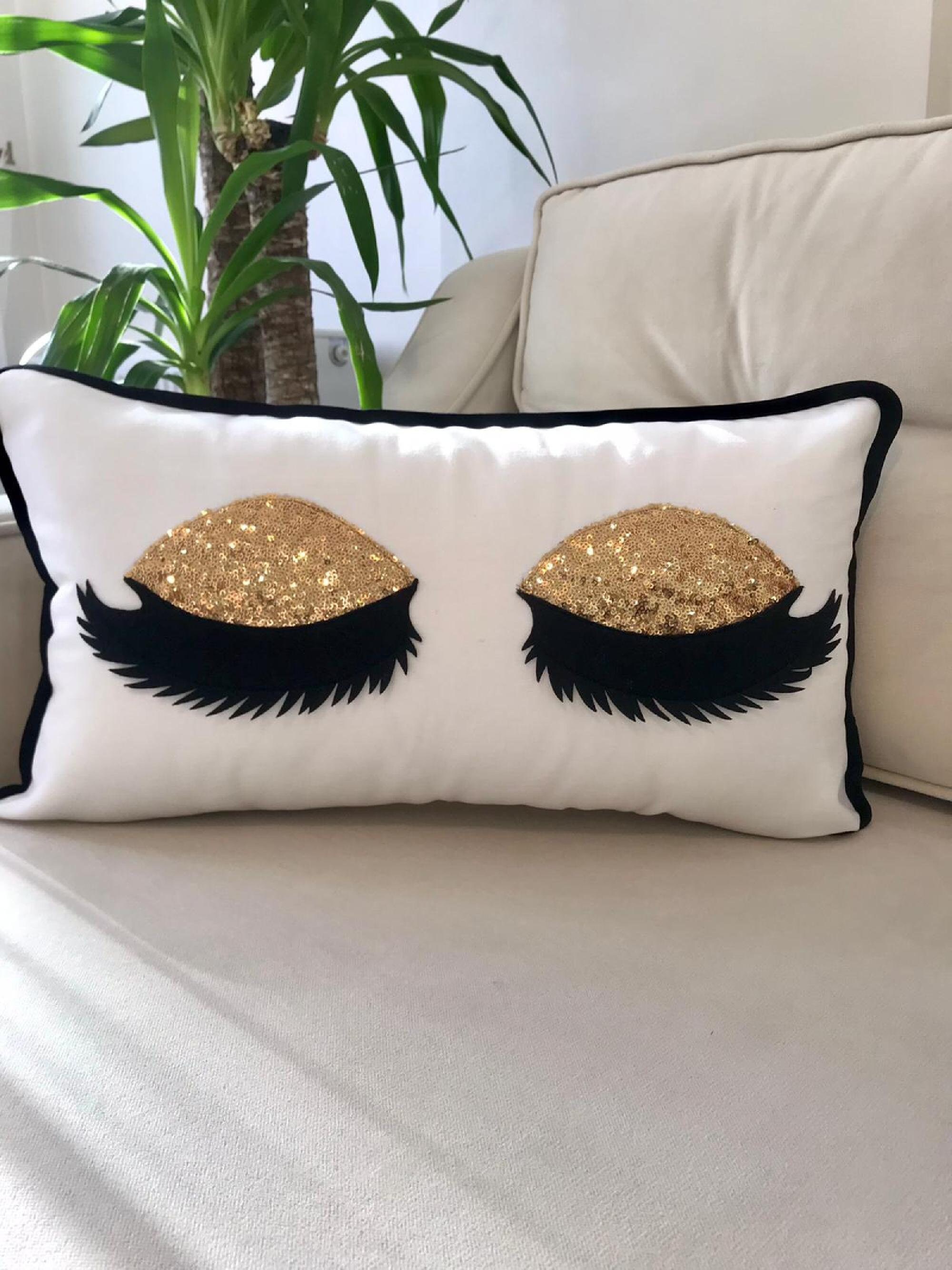 eyelash pillow covers