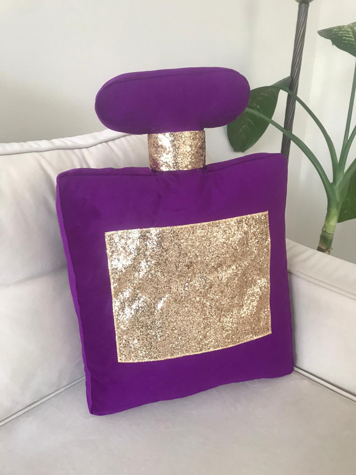 Perfume Bottle Pillow Velvet Perfume Pillow Creative Home Etsy